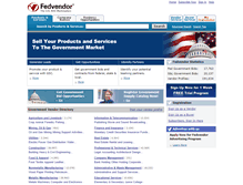 Tablet Screenshot of fedvendor.com